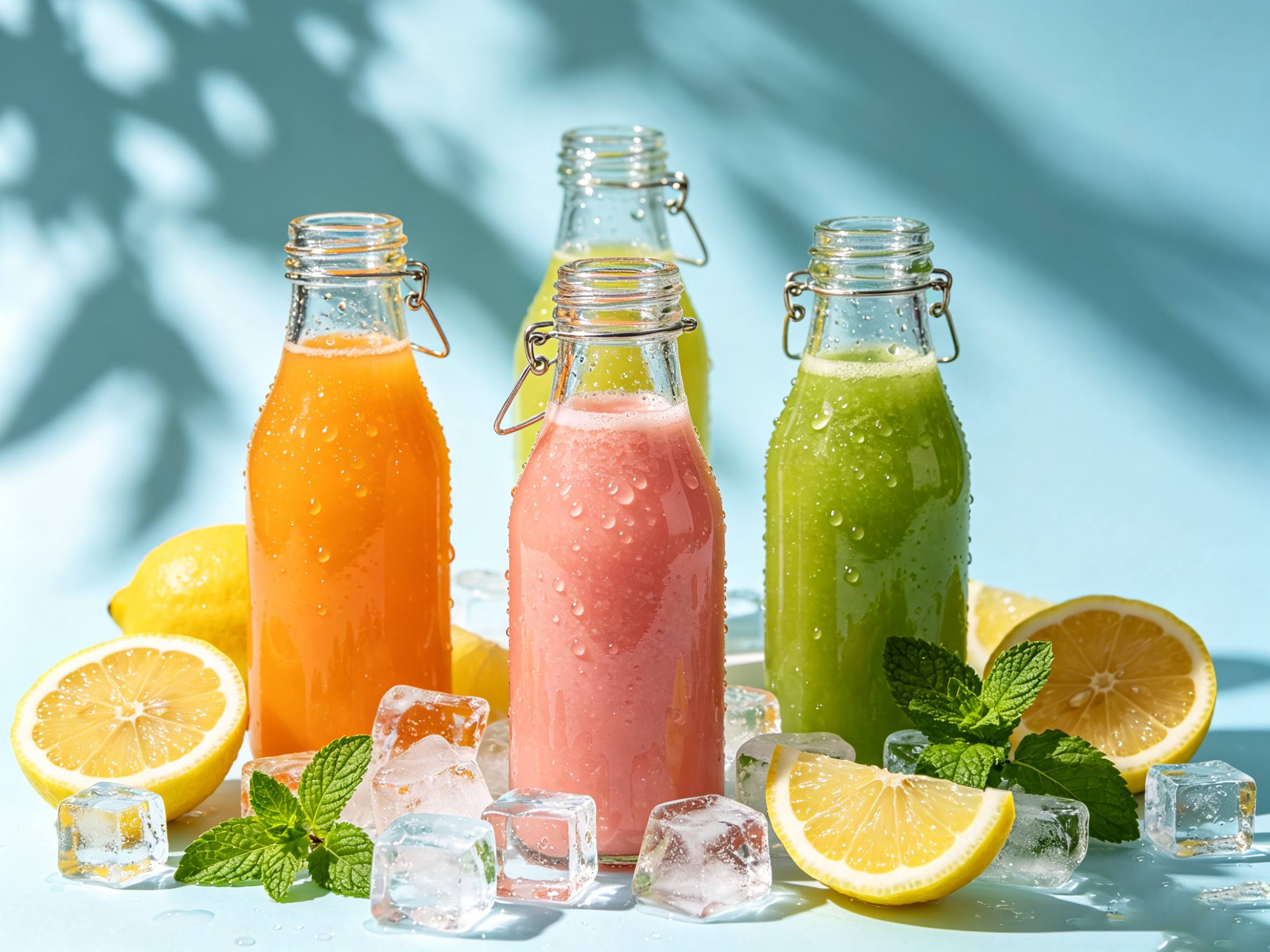 Glass Juice Bottles
