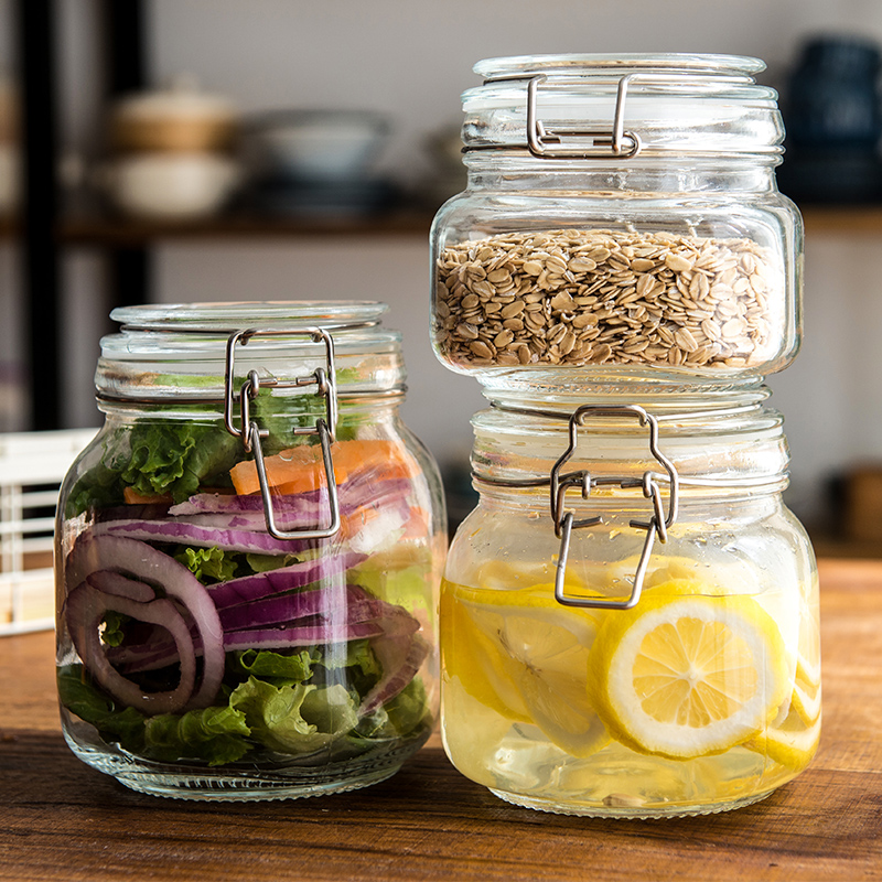 glass jars with clip top3